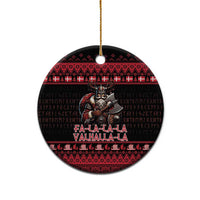 Denmark Santa Viking Christmas Ceramic Ornament Julemanden Goes Viking - Wonder Print Shop