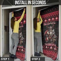 Denmark Santa Viking Christmas Door Cover Julemanden Goes Viking - Wonder Print Shop