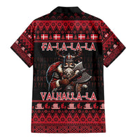 Denmark Santa Viking Christmas Family Matching Mermaid Dress and Hawaiian Shirt Julemanden Goes Viking - Wonder Print Shop