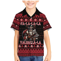 Denmark Santa Viking Christmas Family Matching Mermaid Dress and Hawaiian Shirt Julemanden Goes Viking - Wonder Print Shop