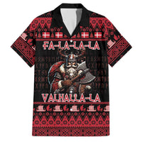 Denmark Santa Viking Christmas Family Matching Puletasi and Hawaiian Shirt Julemanden Goes Viking - Wonder Print Shop