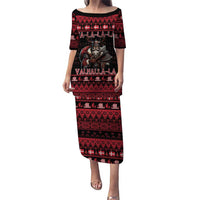 Denmark Santa Viking Christmas Family Matching Puletasi and Hawaiian Shirt Julemanden Goes Viking - Wonder Print Shop