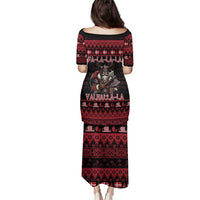 Denmark Santa Viking Christmas Family Matching Puletasi and Hawaiian Shirt Julemanden Goes Viking - Wonder Print Shop