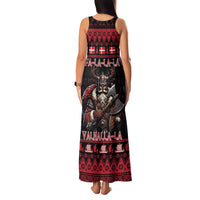Denmark Santa Viking Christmas Family Matching Tank Maxi Dress and Hawaiian Shirt Julemanden Goes Viking - Wonder Print Shop