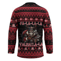 Denmark Santa Viking Christmas Hockey Jersey Julemanden Goes Viking - Wonder Print Shop