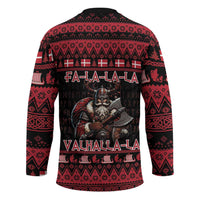 Denmark Santa Viking Christmas Hockey Jersey Julemanden Goes Viking - Wonder Print Shop