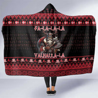 Denmark Santa Viking Christmas Hooded Blanket Julemanden Goes Viking - Wonder Print Shop