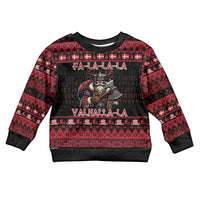 Denmark Santa Viking Christmas Kid Ugly Christmas Sweater Julemanden Goes Viking - Wonder Print Shop