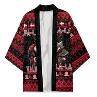 Denmark Santa Viking Christmas Kimono Julemanden Goes Viking - Wonder Print Shop