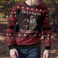 Denmark Santa Viking Christmas Ugly Christmas Sweater Julemanden Goes Viking - Wonder Print Shop