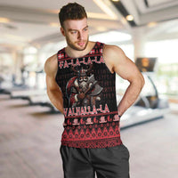 Denmark Santa Viking Christmas Men Tank Top Julemanden Goes Viking - Wonder Print Shop