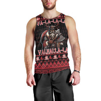 Denmark Santa Viking Christmas Men Tank Top Julemanden Goes Viking - Wonder Print Shop
