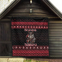 Denmark Santa Viking Christmas Quilt Julemanden Goes Viking - Wonder Print Shop