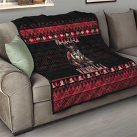 Denmark Santa Viking Christmas Quilt Julemanden Goes Viking - Wonder Print Shop