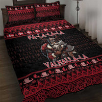Denmark Santa Viking Christmas Quilt Bed Set Julemanden Goes Viking - Wonder Print Shop