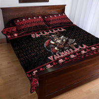 Denmark Santa Viking Christmas Quilt Bed Set Julemanden Goes Viking - Wonder Print Shop