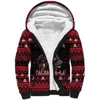 Denmark Santa Viking Christmas Sherpa Hoodie Julemanden Goes Viking - Wonder Print Shop