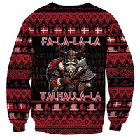 Denmark Santa Viking Christmas Sweatshirt Julemanden Goes Viking - Wonder Print Shop