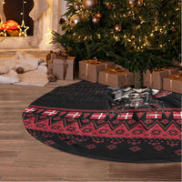 Denmark Santa Viking Christmas Tree Skirt Julemanden Goes Viking - Wonder Print Shop