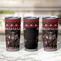 Denmark Santa Viking Christmas Tumbler Cup Julemanden Goes Viking - Wonder Print Shop
