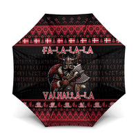 Denmark Santa Viking Christmas Umbrella Julemanden Goes Viking - Wonder Print Shop
