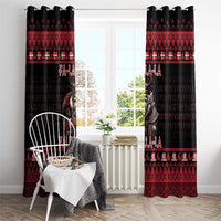 Denmark Santa Viking Christmas Window Curtain Julemanden Goes Viking - Wonder Print Shop