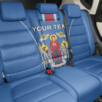 Personalized Belarus Back Car Seat Cover Coat Of Arms Minsk Capital