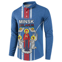 Personalized Belarus Button Sweatshirt Coat Of Arms Minsk Capital