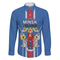 Personalized Belarus Family Matching Short Sleeve Bodycon Dress and Hawaiian Shirt Coat Of Arms Minsk Capital
