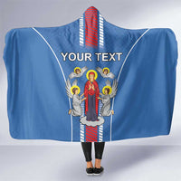 Personalized Belarus Hooded Blanket Coat Of Arms Minsk Capital