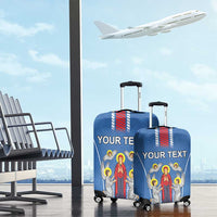 Personalized Belarus Luggage Cover Coat Of Arms Minsk Capital