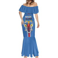 Personalized Belarus Mermaid Dress Coat Of Arms Minsk Capital