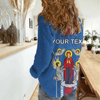 Personalized Belarus Women Casual Shirt Coat Of Arms Minsk Capital