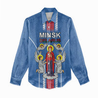 Personalized Belarus Women Casual Shirt Coat Of Arms Minsk Capital