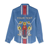 Personalized Belarus Women Casual Shirt Coat Of Arms Minsk Capital