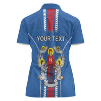 Personalized Belarus Women Polo Shirt Coat Of Arms Minsk Capital