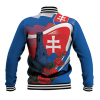 Slovakia Independence Day Baseball Jacket Devín Castle Nad Tatrou sa blyska
