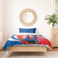 Slovakia Independence Day Bedding Set Devín Castle Nad Tatrou sa blyska