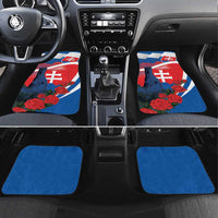 Slovakia Independence Day Car Mats Devín Castle Nad Tatrou sa blyska