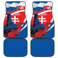 Slovakia Independence Day Car Mats Devín Castle Nad Tatrou sa blyska