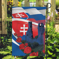 Slovakia Independence Day Garden Flag Devín Castle Nad Tatrou sa blyska
