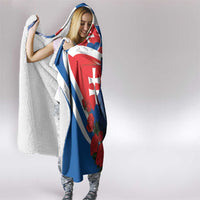 Slovakia Independence Day Hooded Blanket Devín Castle Nad Tatrou sa blyska