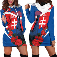 Slovakia Independence Day Hoodie Dress Devín Castle Nad Tatrou sa blyska