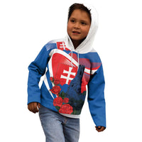 Slovakia Independence Day Kid Hoodie Devín Castle Nad Tatrou sa blyska