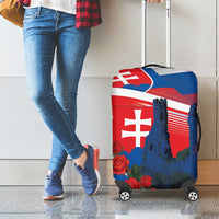 Slovakia Independence Day Luggage Cover Devín Castle Nad Tatrou sa blyska