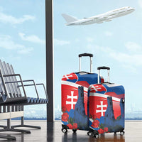 Slovakia Independence Day Luggage Cover Devín Castle Nad Tatrou sa blyska