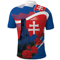 Slovakia Independence Day Polo Shirt Devín Castle Nad Tatrou sa blyska