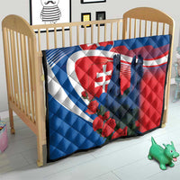 Slovakia Independence Day Quilt Devín Castle Nad Tatrou sa blyska