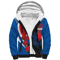 Slovakia Independence Day Sherpa Hoodie Devín Castle Nad Tatrou sa blyska