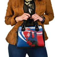 Slovakia Independence Day Shoulder Handbag Devín Castle Nad Tatrou sa blyska